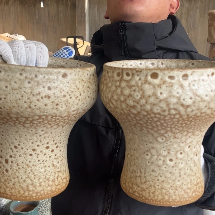 紫砂花盆高21口19—————