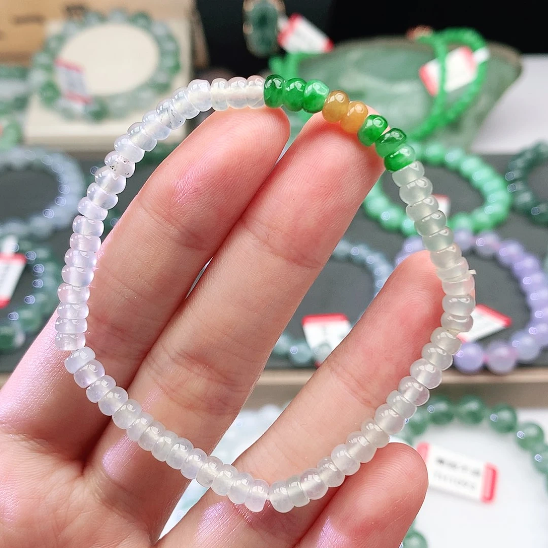 未镶嵌手链翡翠翡翠
