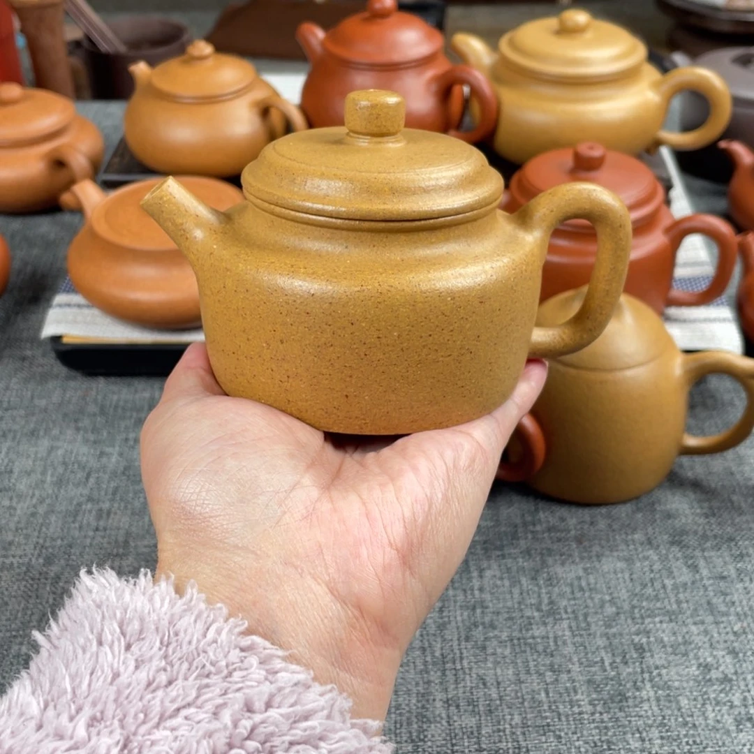 紫砂茶壶黄金段德钟全手30目230