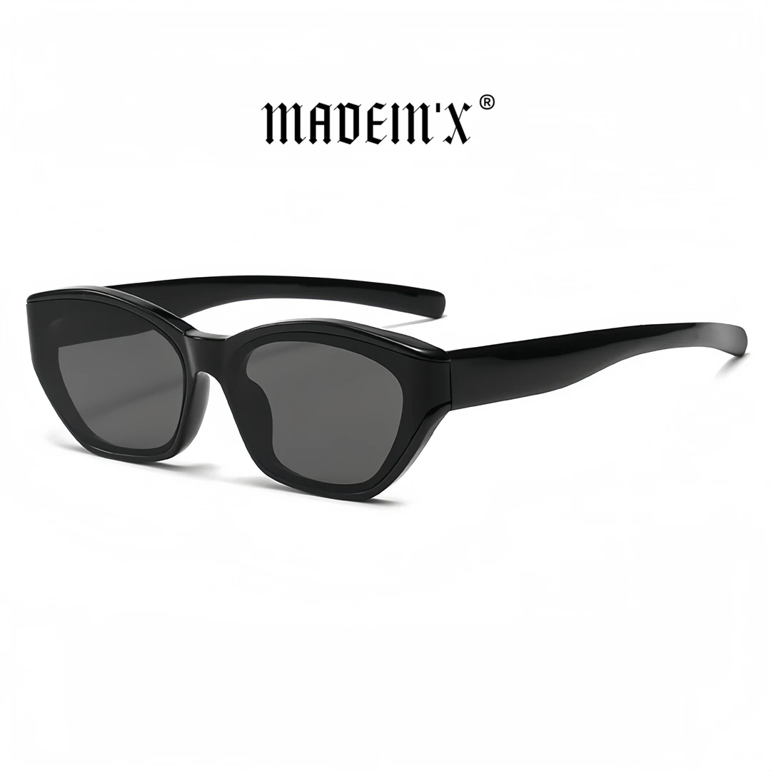 Madein X太阳镜墨镜个性造型曲面镜片猫眼框男女款时尚百搭潮流