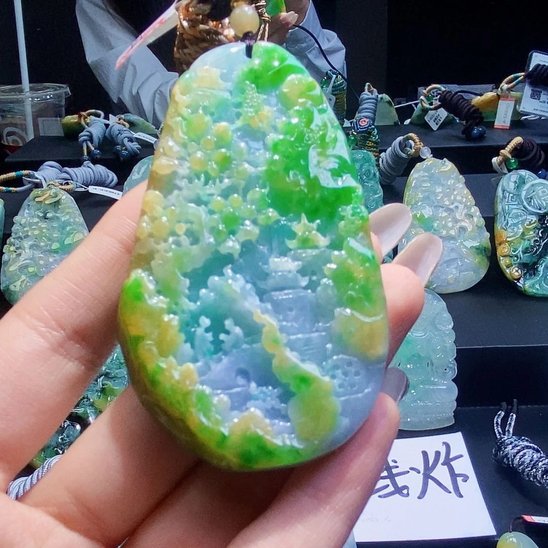 颈饰未镶嵌翡翠翡翠