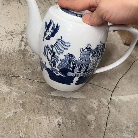 陶瓷冬瓜壶一个陶瓷