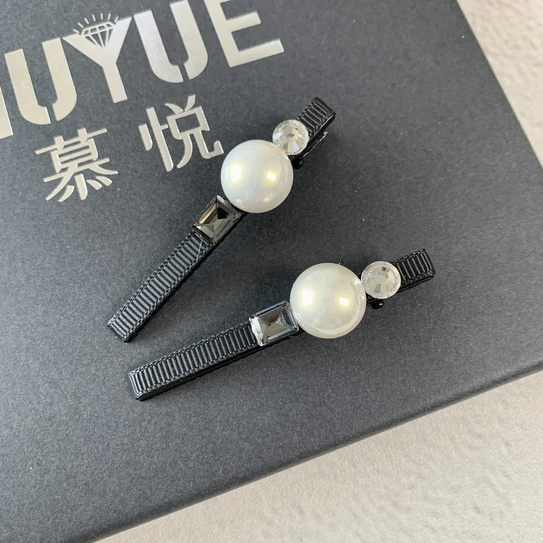 慕悦-【初见】原创设计6cm侧边夹鸭嘴刘海夹碎发夹-1165