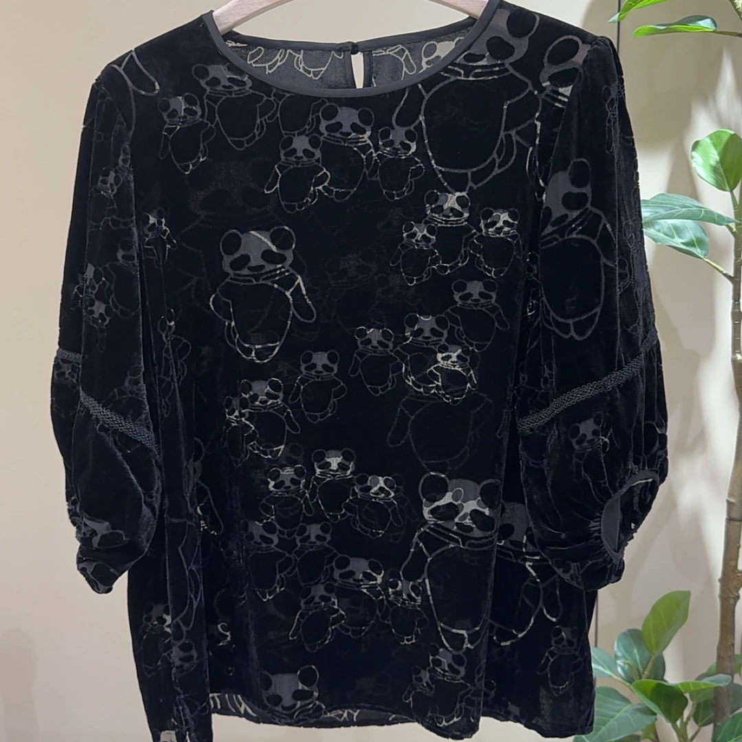 胖人坊植绒圆领小衫4885衣长66