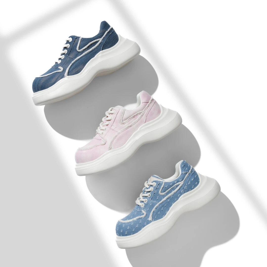 2025春款上新原创首发牛仔单鞋敲软敲舒适防滑软底轻便女单鞋5L25