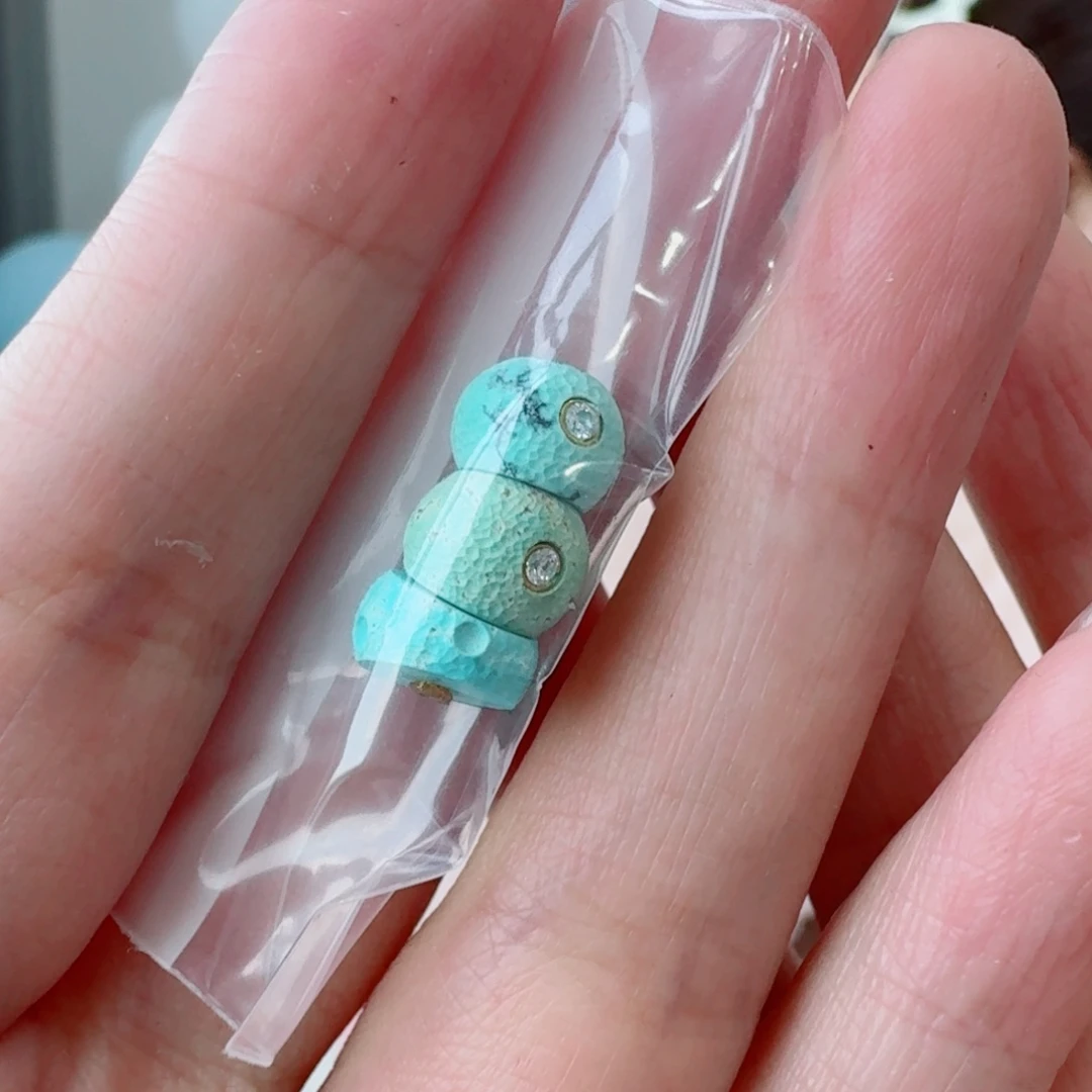 未镶嵌绿松石珠宝奇石