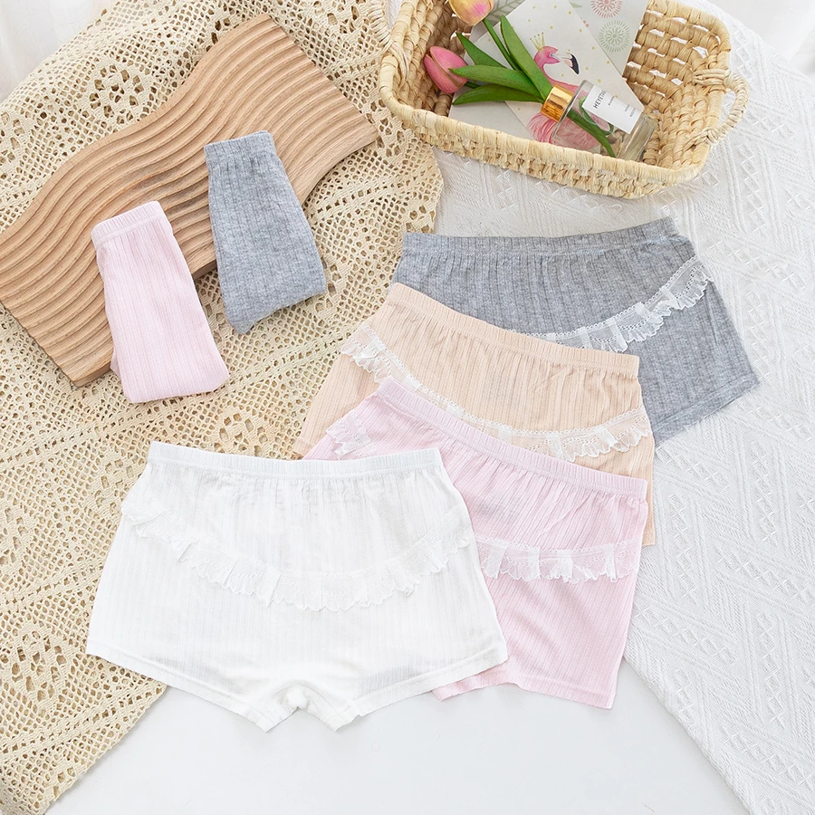 新品女童安全裤防走光儿童内裤二合一7A抗菌薄款短裤宝宝打底裤夏