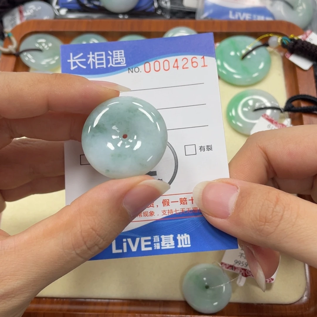 翡翠颈饰未镶嵌翡翠吊坠x 4261