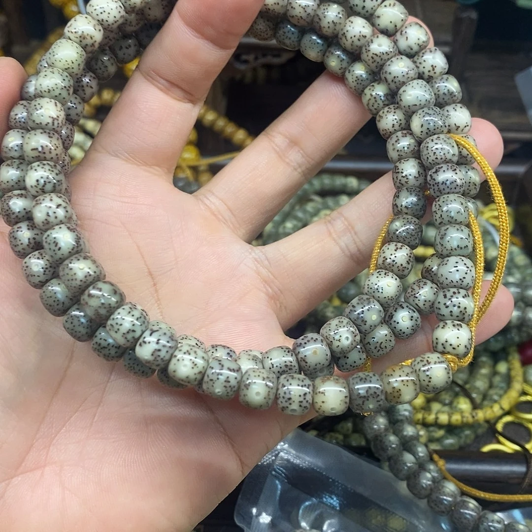 星月菩提手串石玉料87