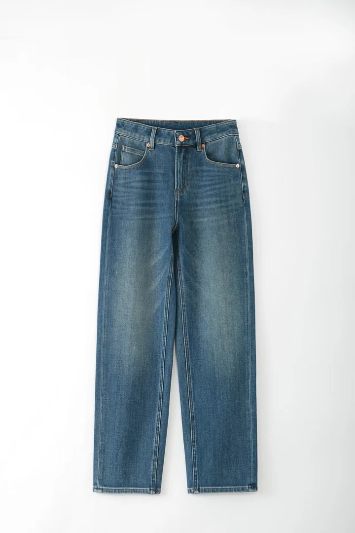 婕西家新品四面弹小脚牛仔裤