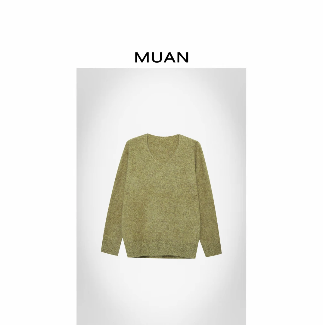 木岸MUAN：《伊甸园毛衣》定制高级百搭200克上衣毛衣女D-ST2-9092