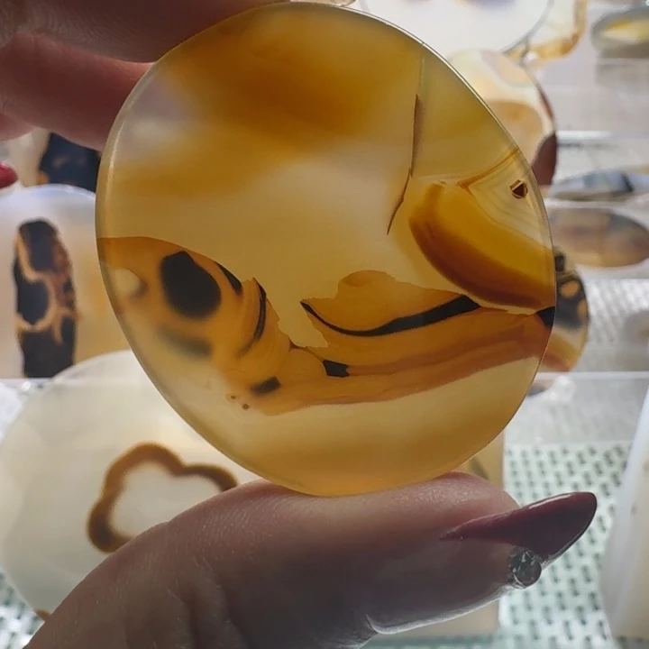 玛瑙/玉髓未镶嵌项链
