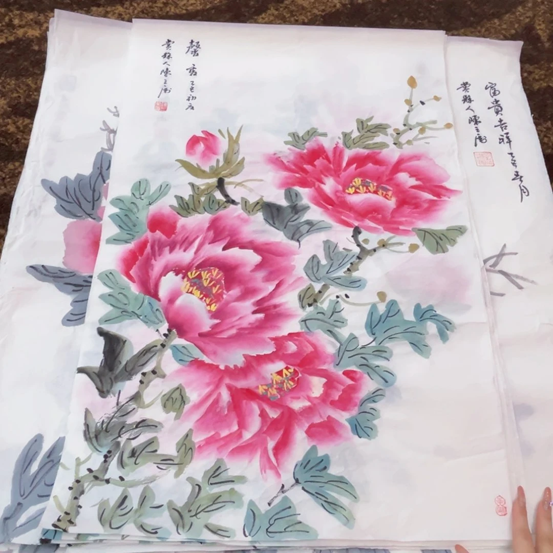 国画陈三虎老师68.45绘画随机发