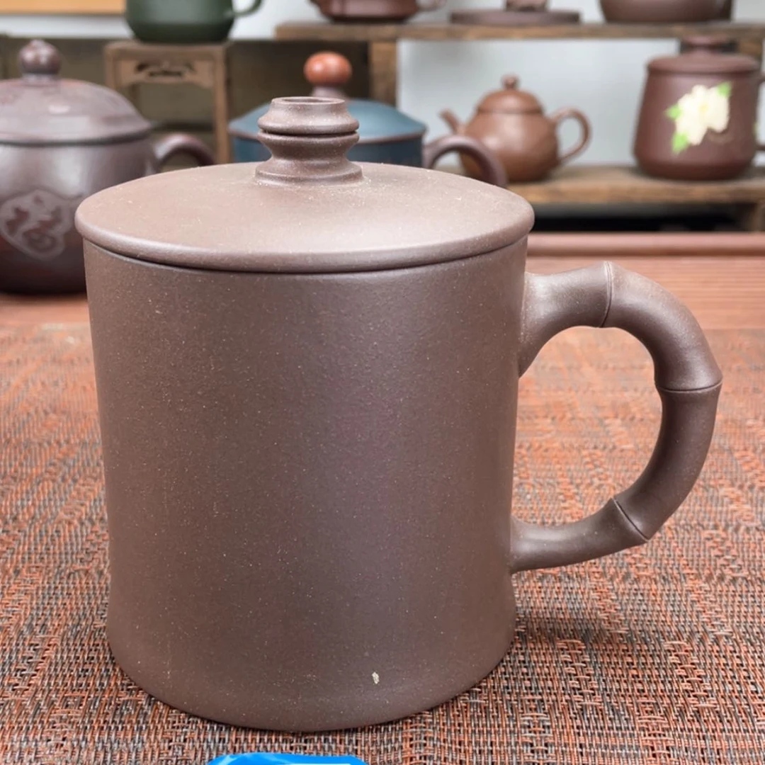 【闪购商品】紫砂茶杯宜兴原矿紫砂盖杯微瑕