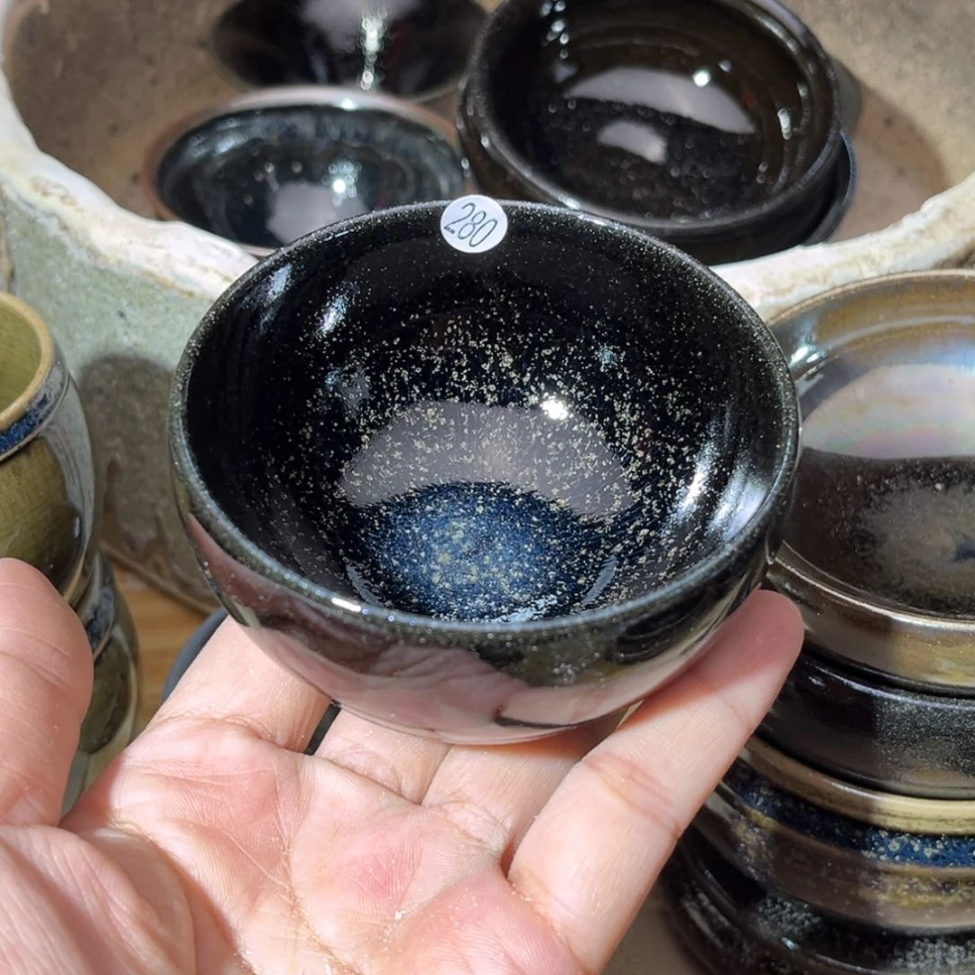 茶盏义兴龙窑坚持真柴烧