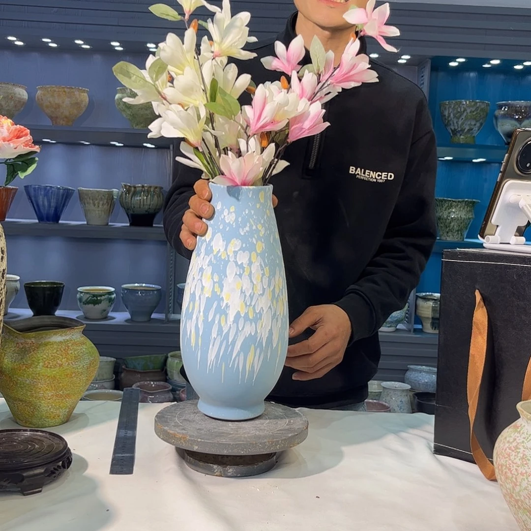 摆件陶景德镇陶瓷花瓶