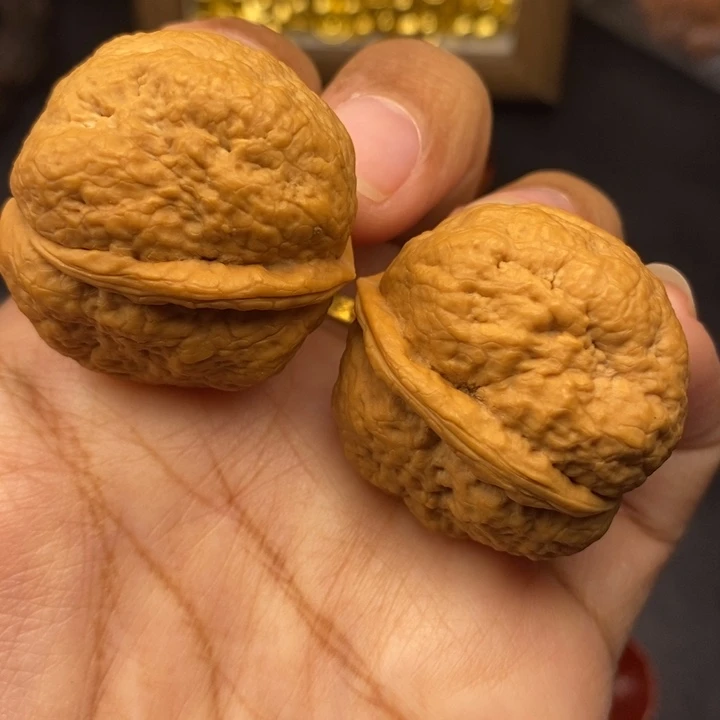 文玩核桃把件34尺肌肉蛙