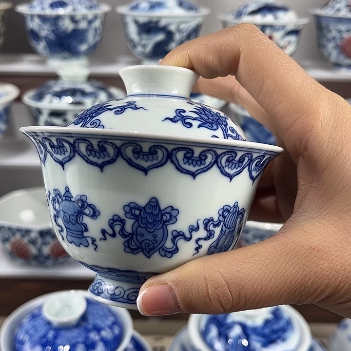 景德镇溪山居手工手绘