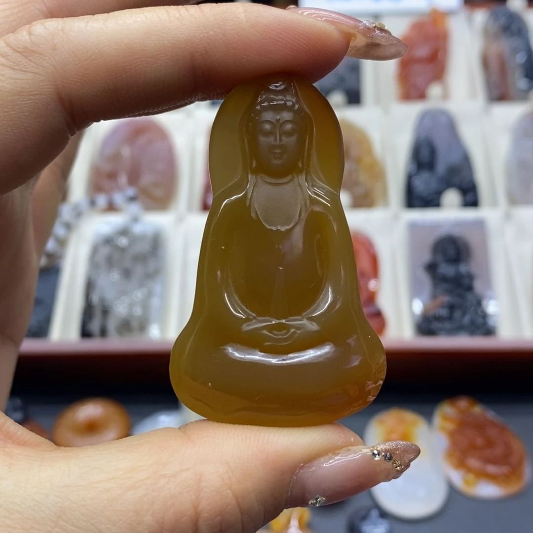 未镶嵌吊坠(赠链)玛瑙/玉髓杨*刚吊坠