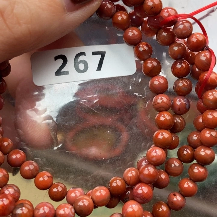 南红玛瑙未镶嵌手链