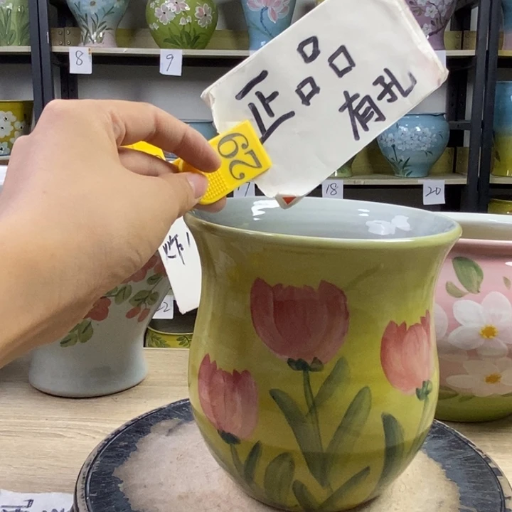 景德镇高温陶瓷花盆
