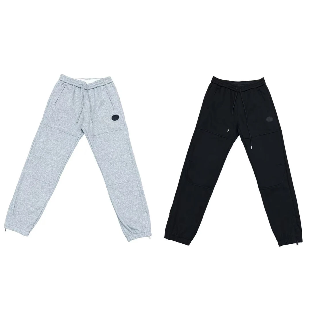 [XJ]黑灰两色奥利绒黑标抽绳设计款时尚儿童休闲裤（暖暖冬日)