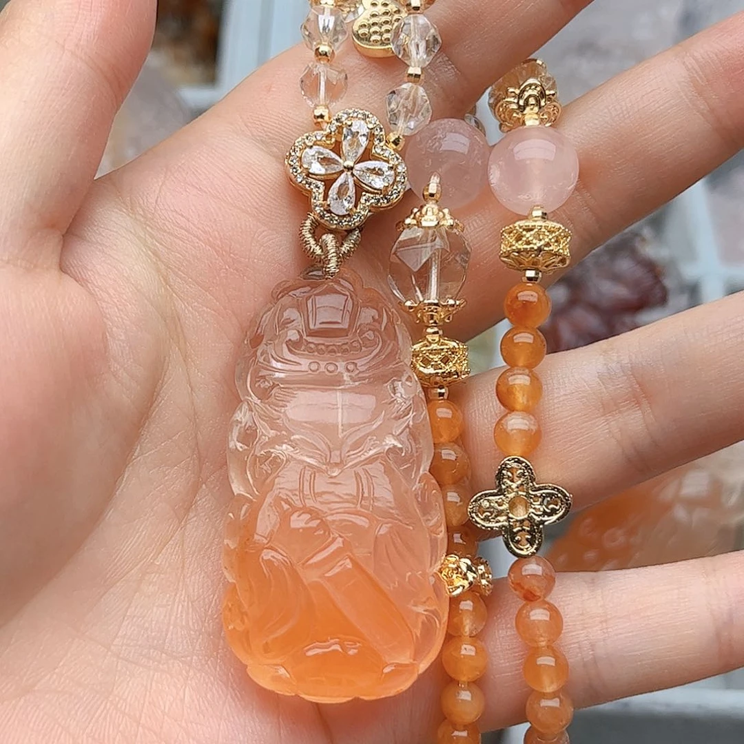 水晶吊坠(不含链)未镶嵌****