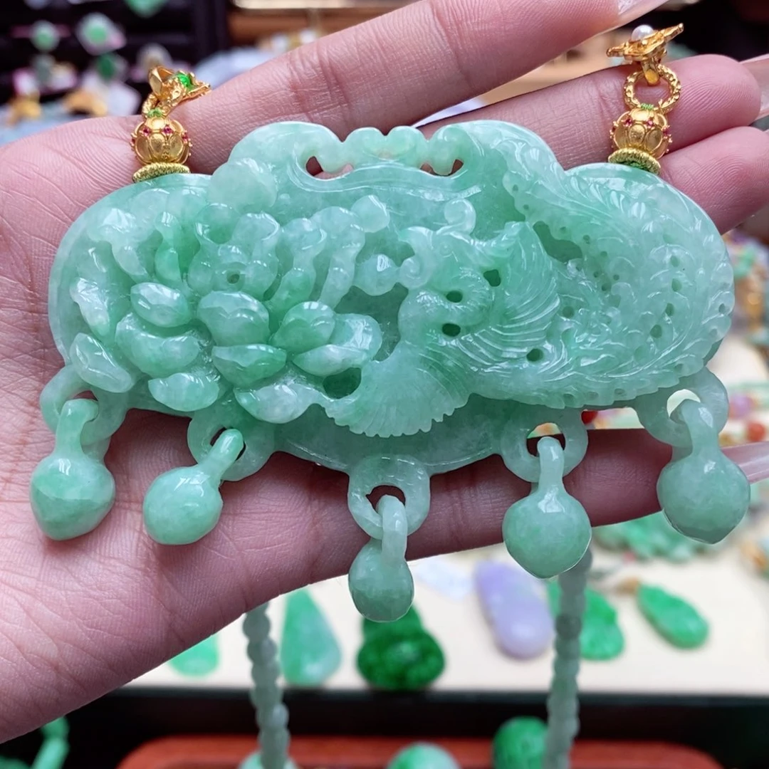 颈饰未镶嵌翡翠翡翠吊坠