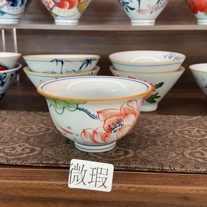 釉下老陶泥手工绘制