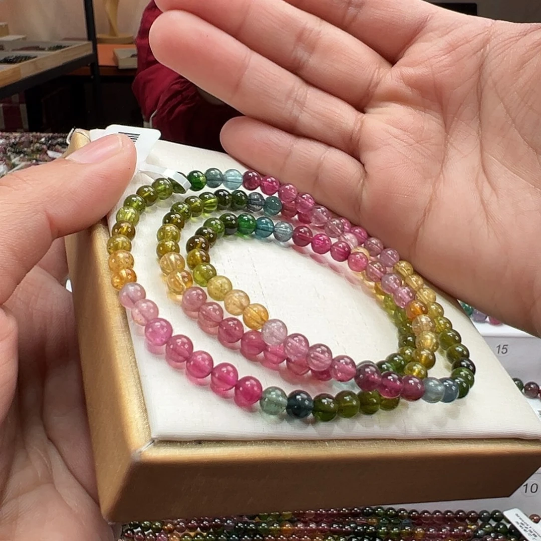 未镶嵌手串碧玺5mmmmmmmmmm