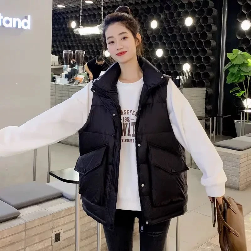 衣长63 新款秋冬时尚休闲保暖气质设计感减龄马甲888#