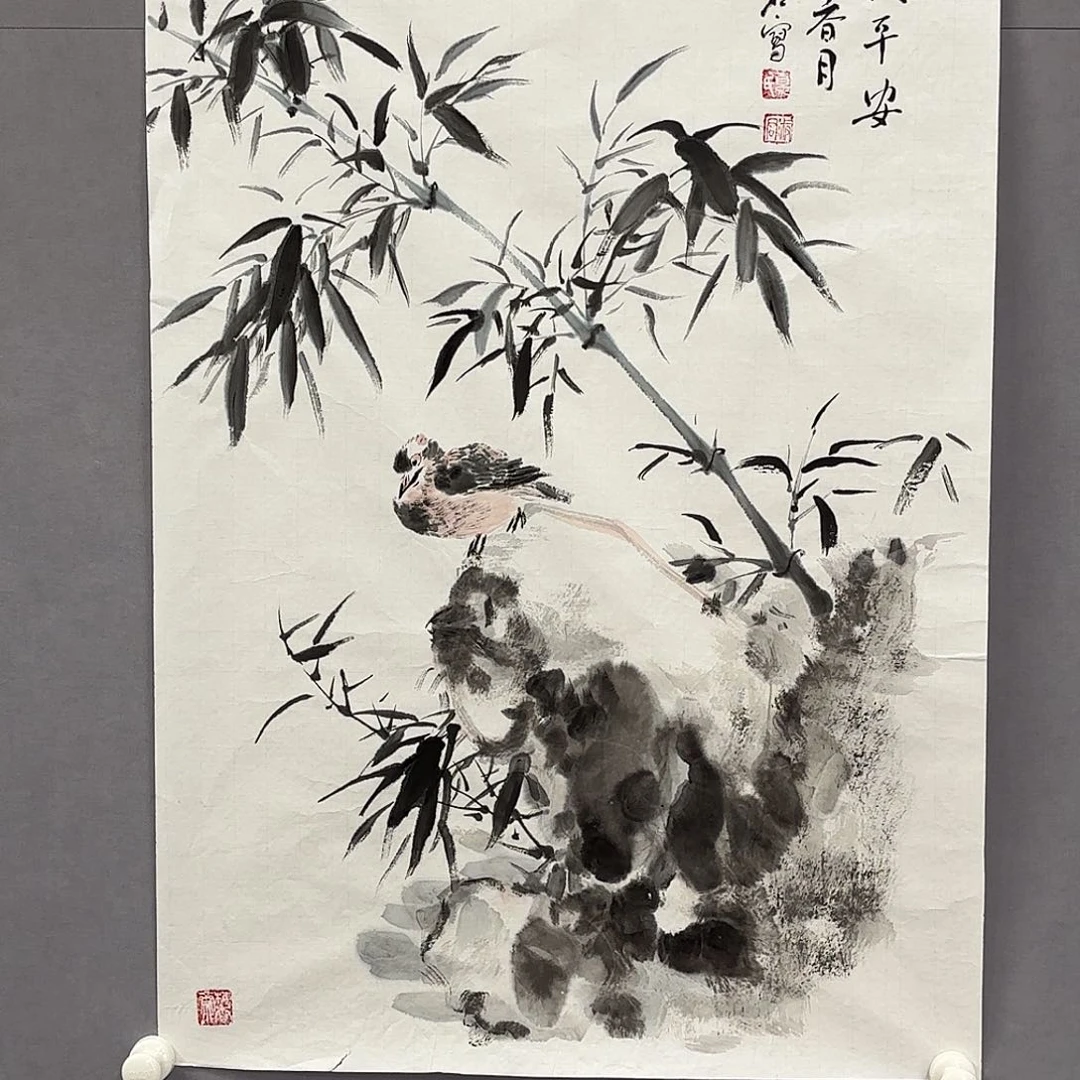 国画艺术家真人手绘