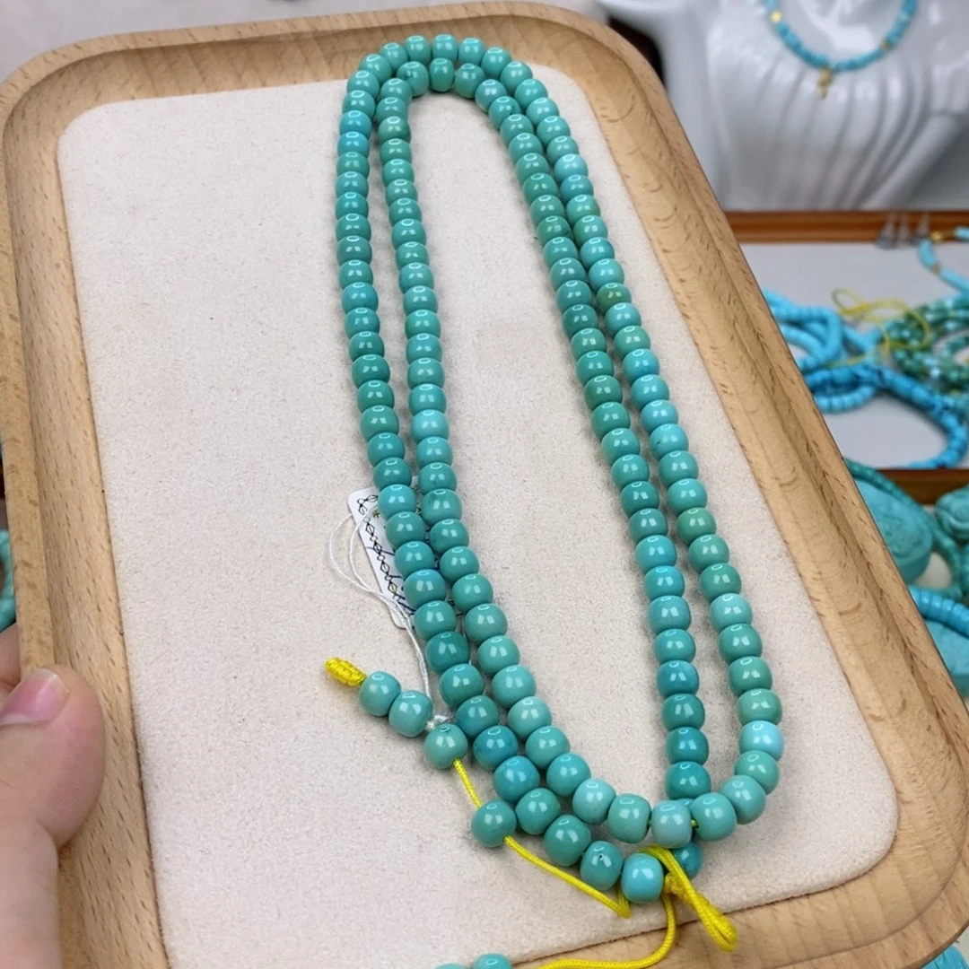 粮***票未镶嵌绿松石108串