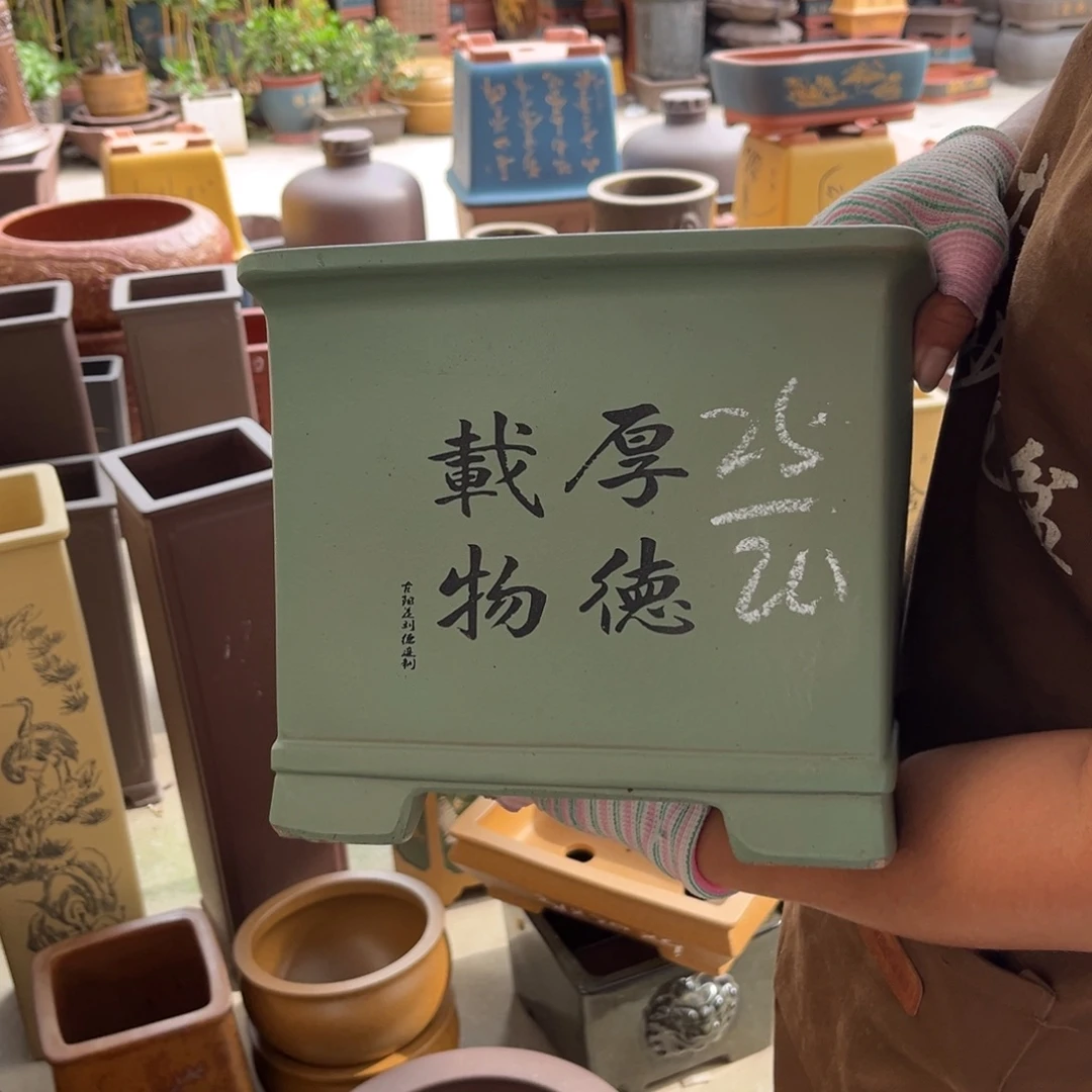 紫砂花盆盆景艺术