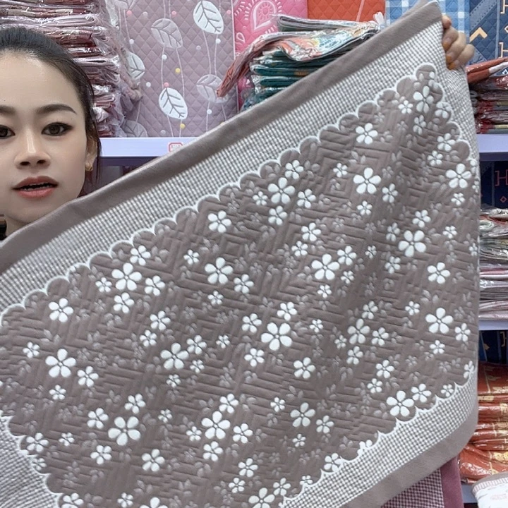棉咖色雪花纯棉面料