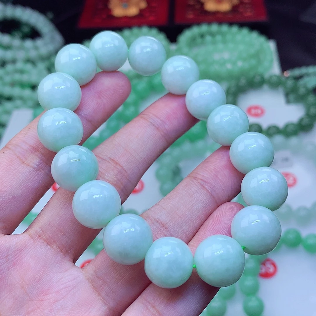 翡翠未镶嵌毛衣链