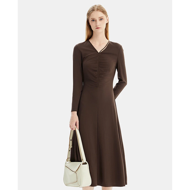 【丽公主专属】莱芙艾迪儿中长袖连衣裙1V1L94123