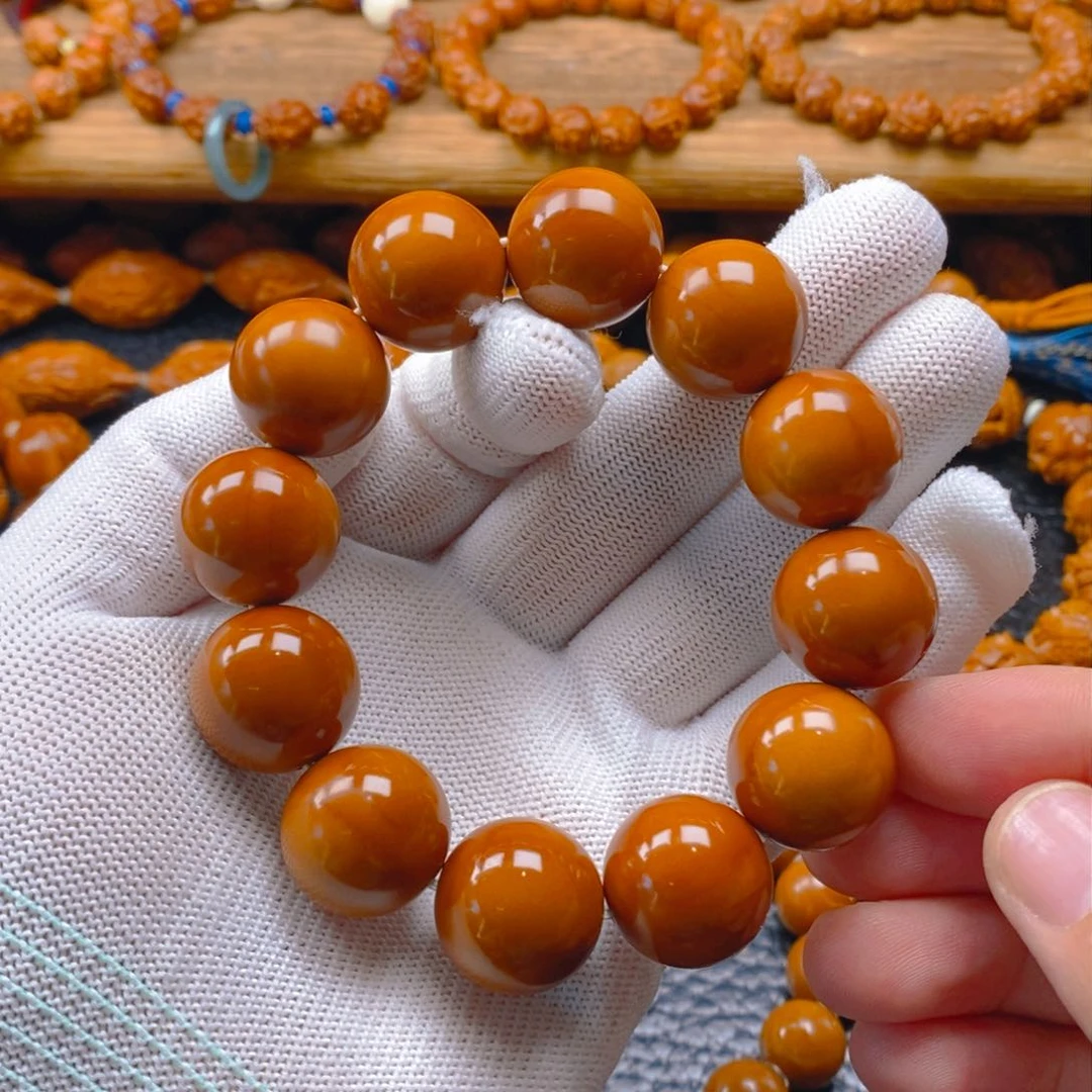 手串/手链橄榄核水晶核正圆1.95全品无瑕，小孔道