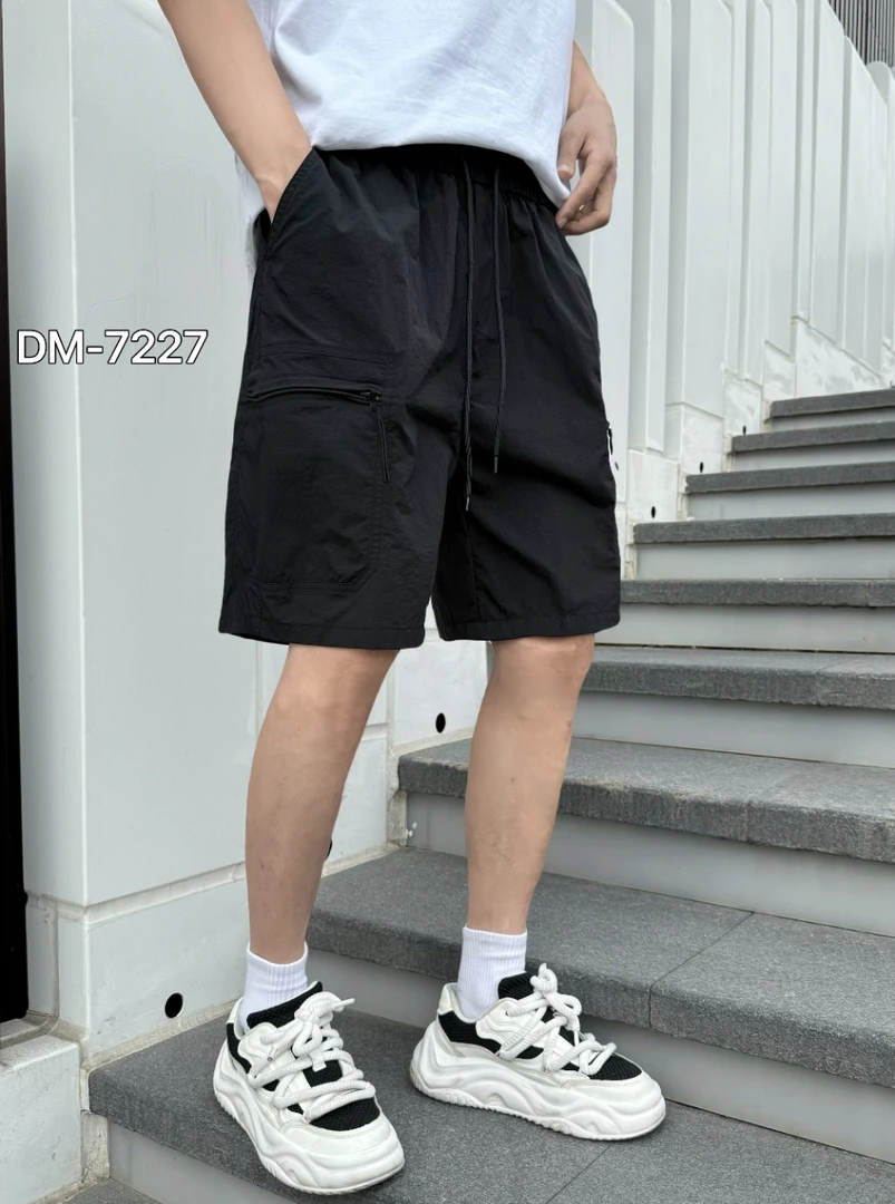 夏季吸湿透气男士短裤日系速干薄款夏季多口袋多颜色纯色