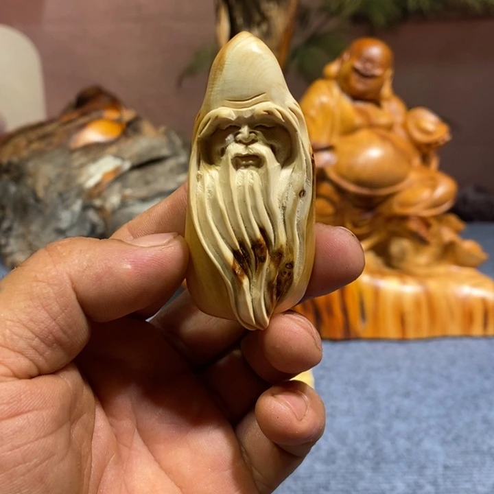 柏木（崖柏）根雕木雕工艺品雕刻手把件