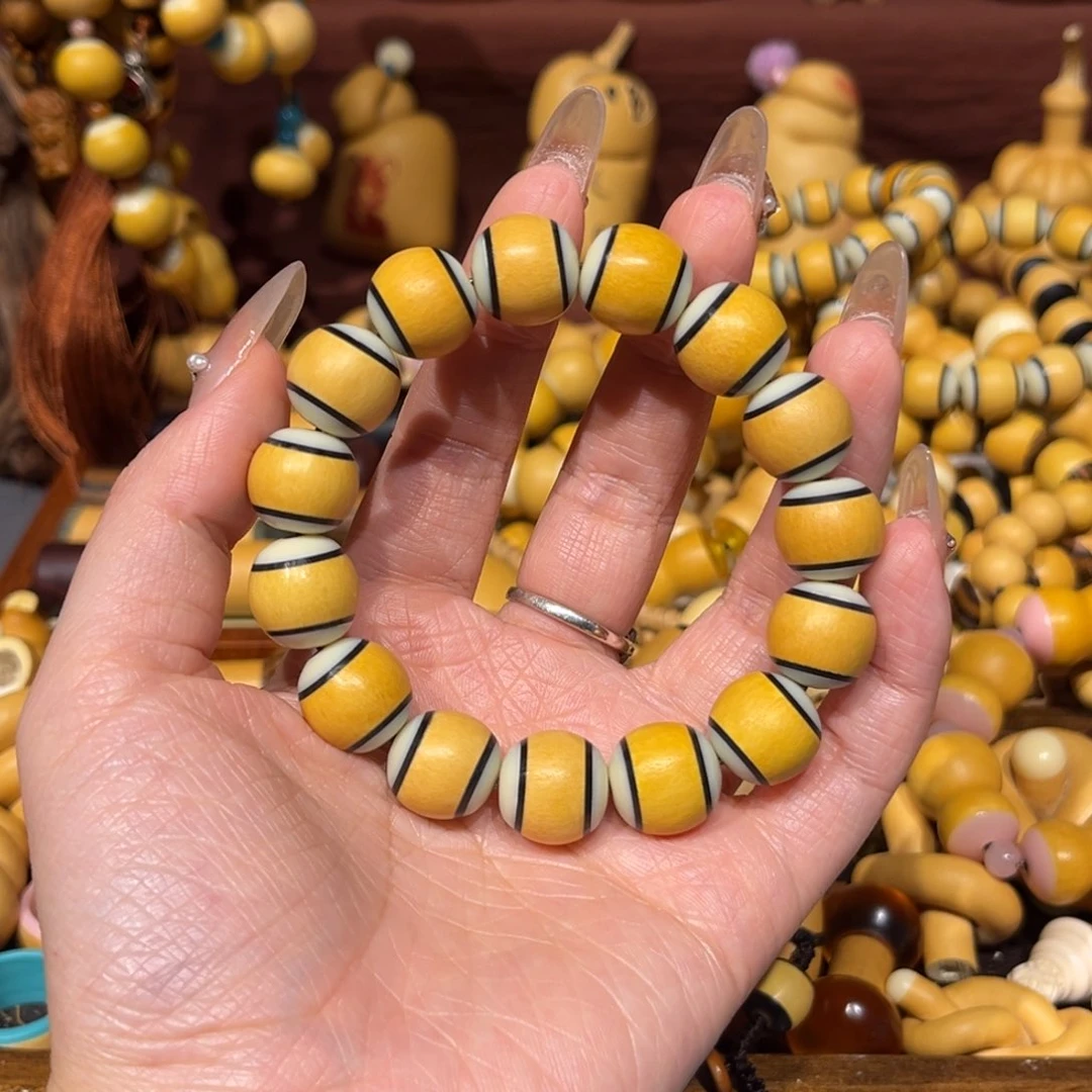 大****?骨料镶口双色压片手工手串