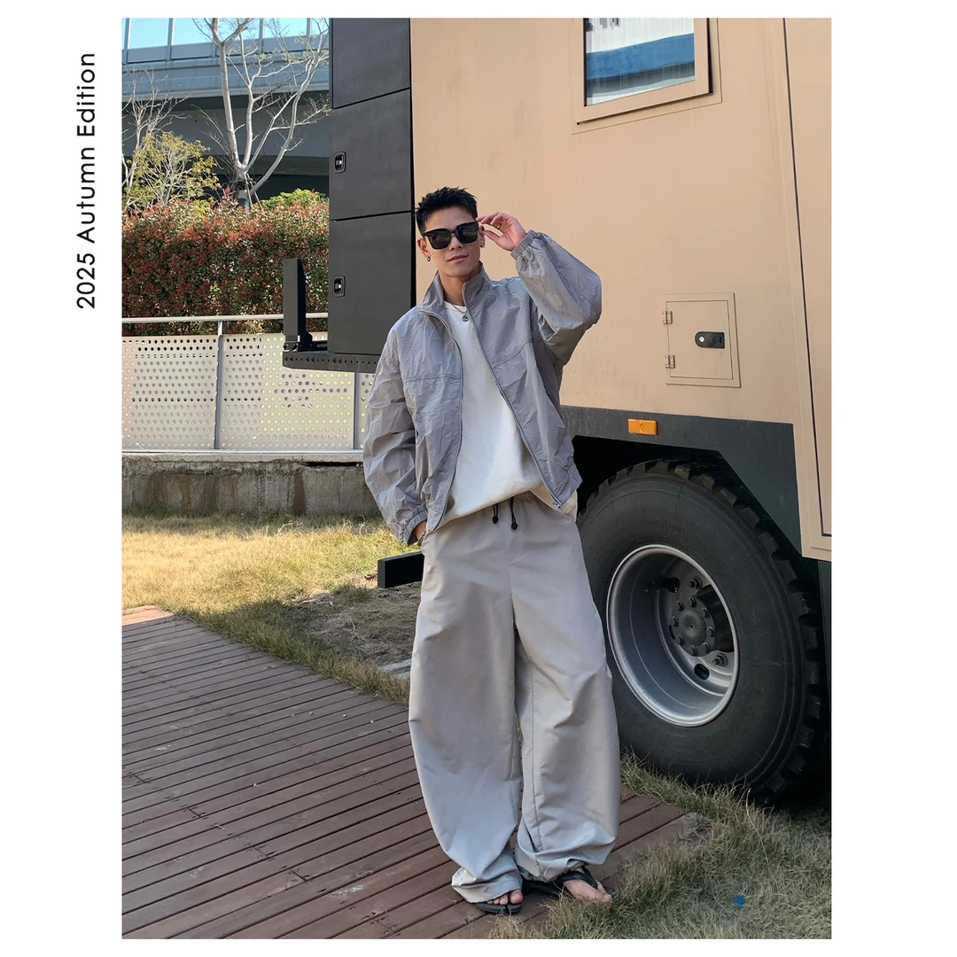 ZICHENG 25ss 夏季 男士立领设计 百搭宽松夹克防晒衣冲锋衣