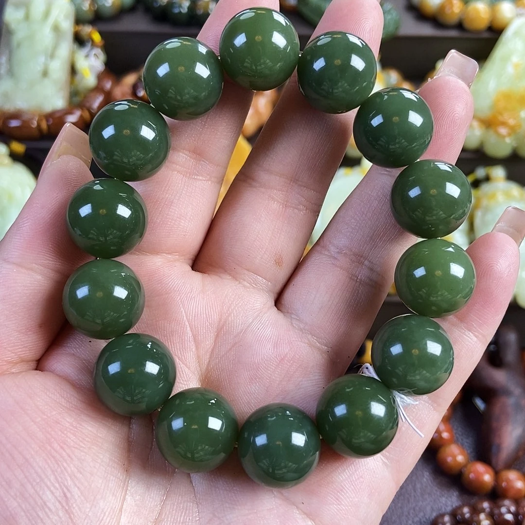 透闪石质玉未镶嵌手串