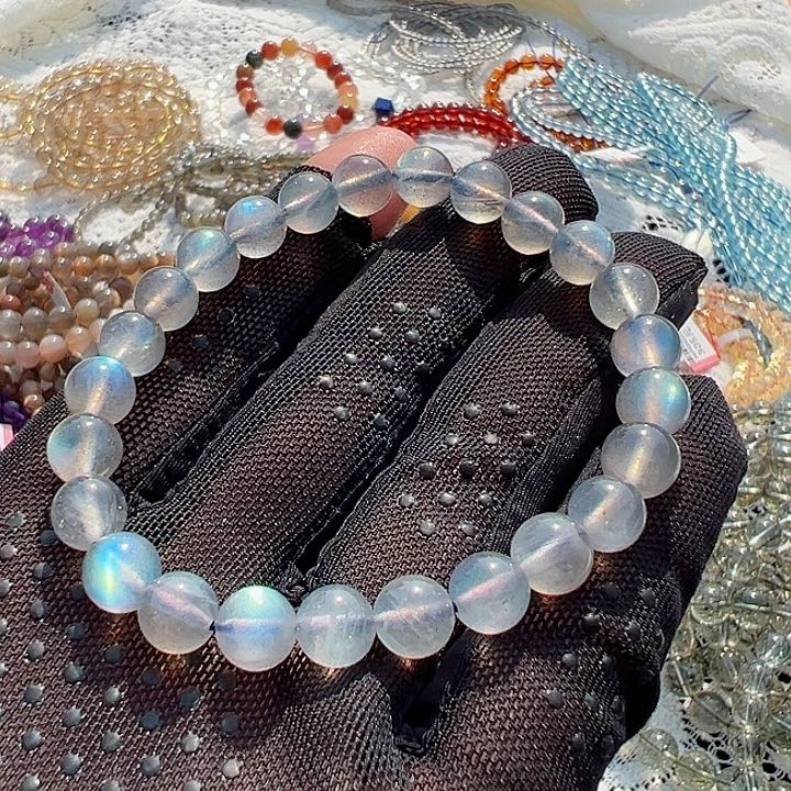 水晶手链未镶嵌橙****?水晶