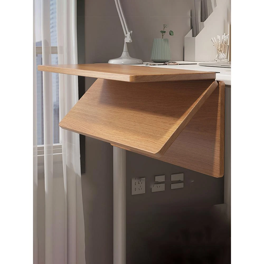 桌面延长板学生书桌可折叠支架电脑键盘伸长木板办公桌扩展神器