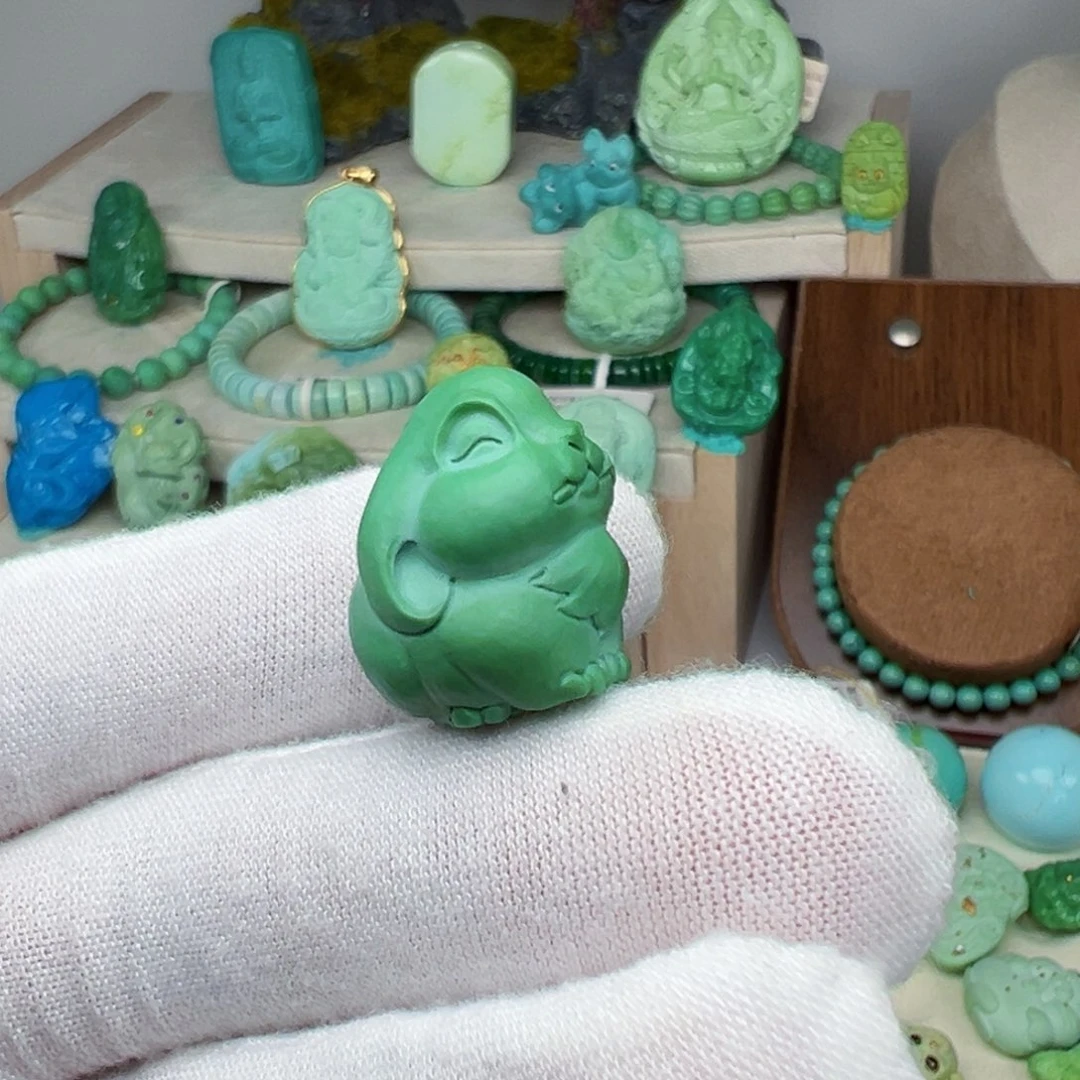 绿松石未镶嵌主播夏