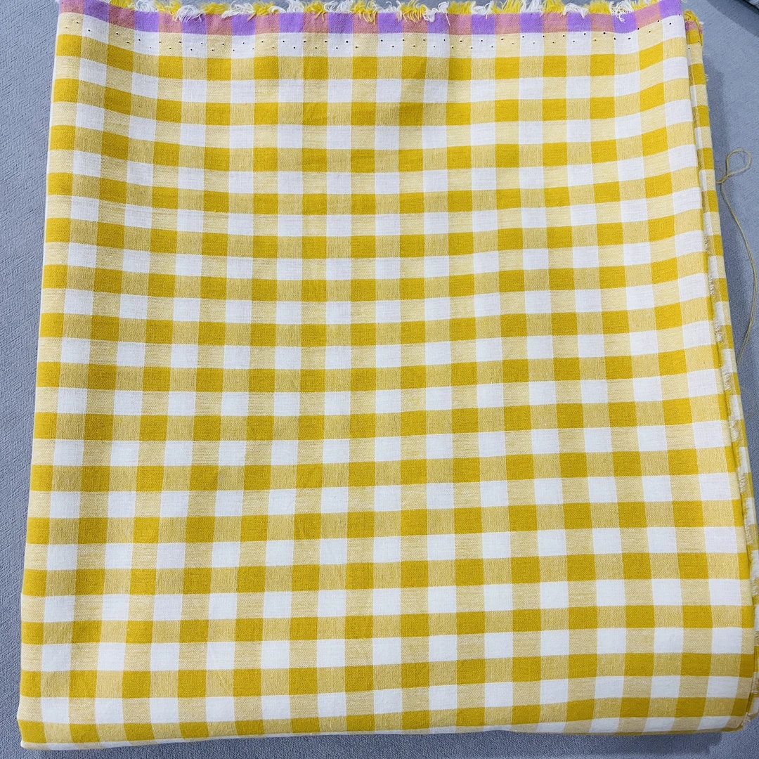 全棉色织水洗棉布料