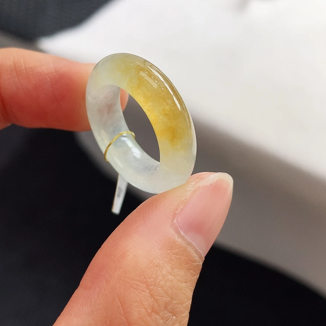 翡翠未镶嵌戒指10-11号