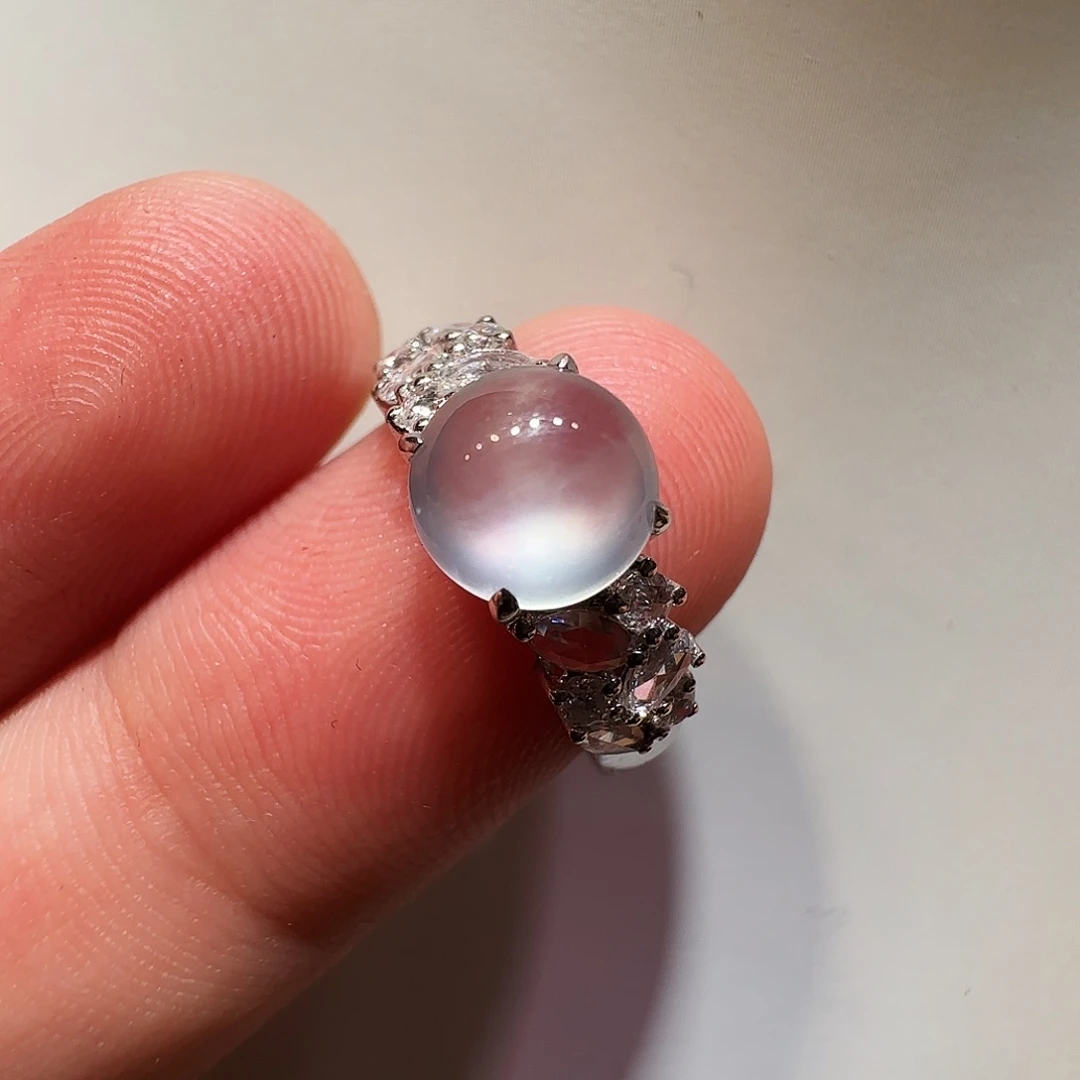 翡翠18K金镶嵌戒指戒指