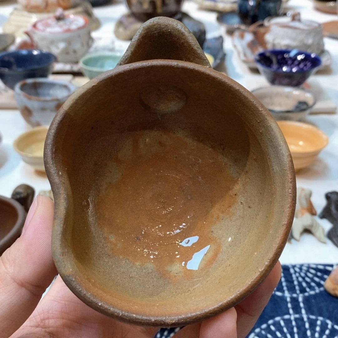 柴烧侘寂粗陶茶具